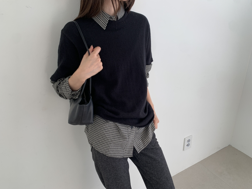 B_GARDER東大門代購女裝新品推薦熱賣T恤不含內搭羊毛針織B.GARDERT恤