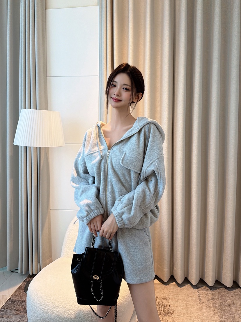 CLOTH東大門代購女裝新款真品人氣推薦時尚休閑熱賣套裝連帽CLOTH套裝