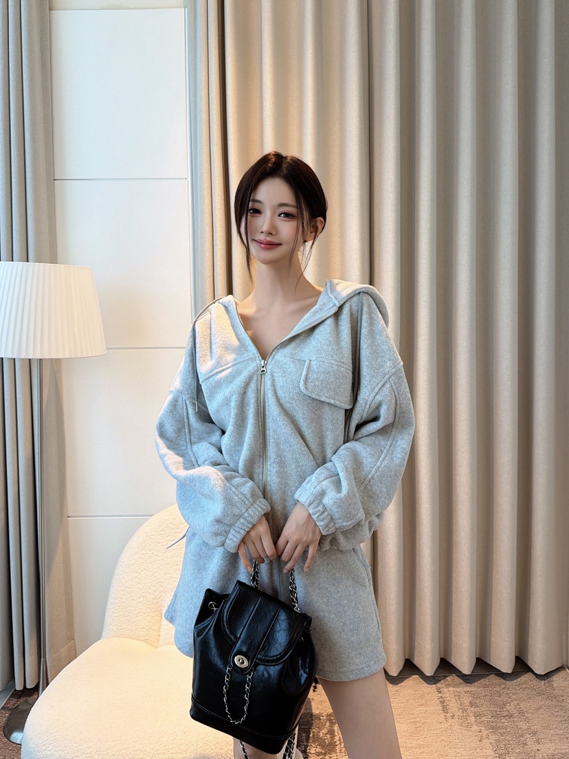 CLOTH東大門代購女裝新款真品人氣推薦時尚休閑熱賣套裝連帽CLOTH套裝
