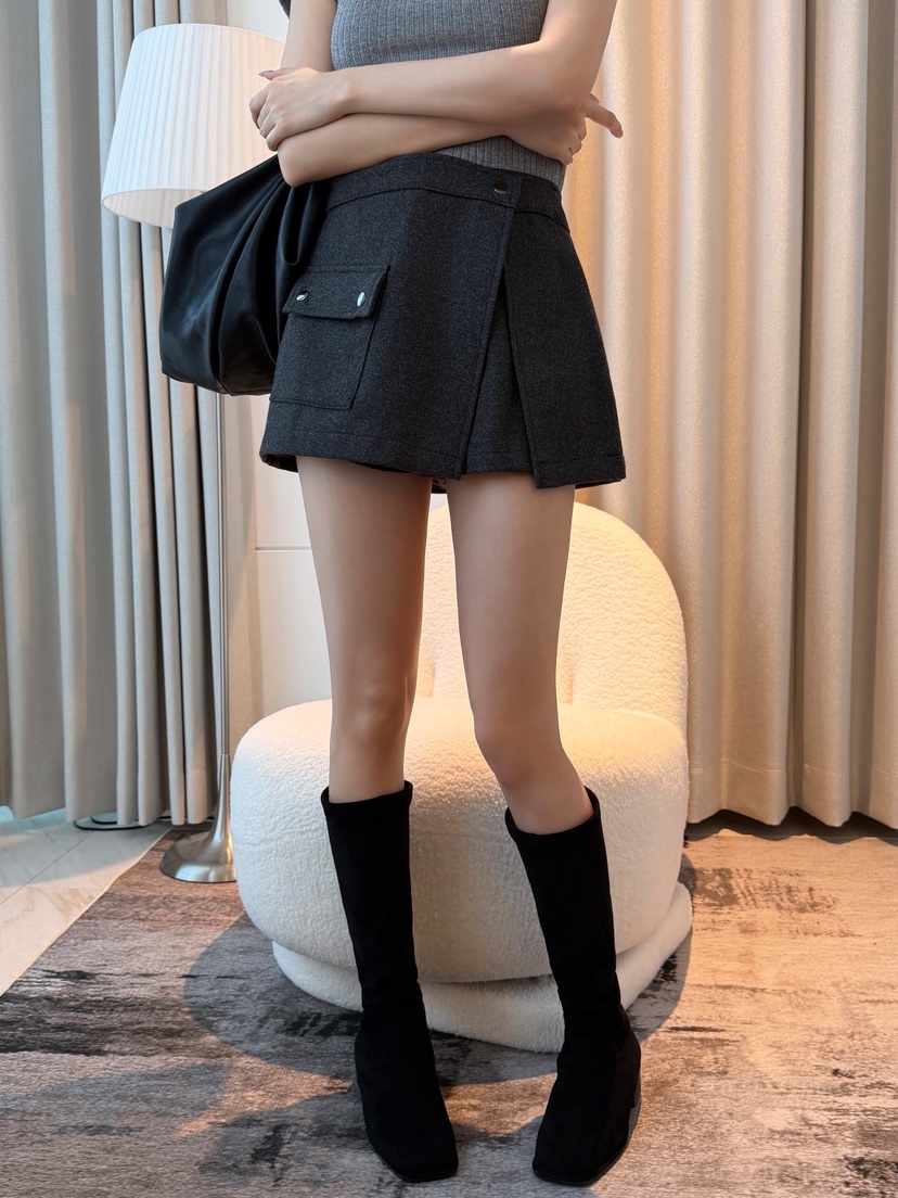 CLOTH東大門直郵女裝新品熱賣推薦人氣真品時尚休閑裙褲口袋CLOTH裙褲