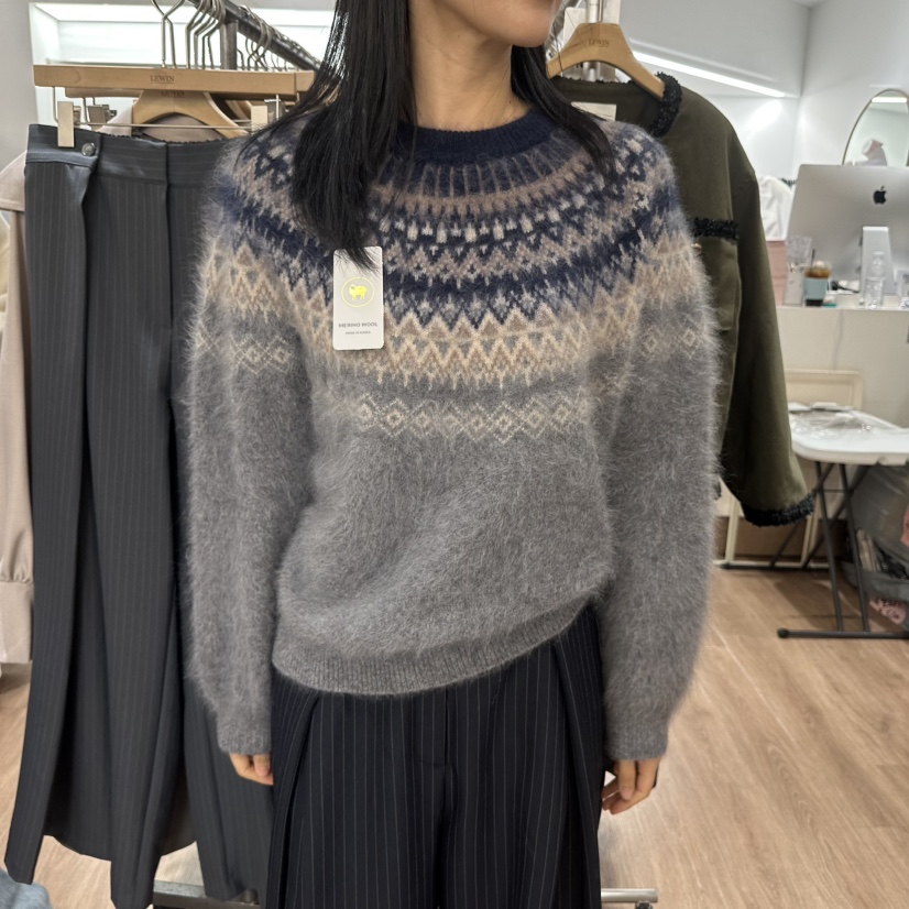 LEWIN韓國直郵女士新品休閑推薦熱賣真品毛衣羊毛針織北歐LEWIN毛衣圖色1