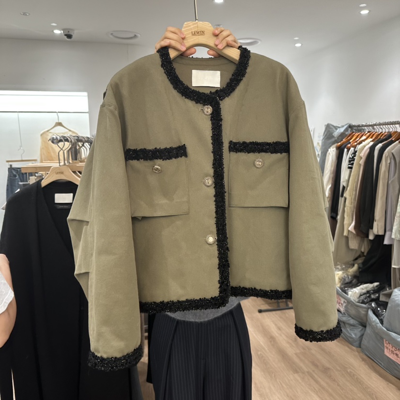 LEWIN韓國直郵女士新品休閑推薦熱賣人氣時尚真品夾克LEWIN夾克圖色2