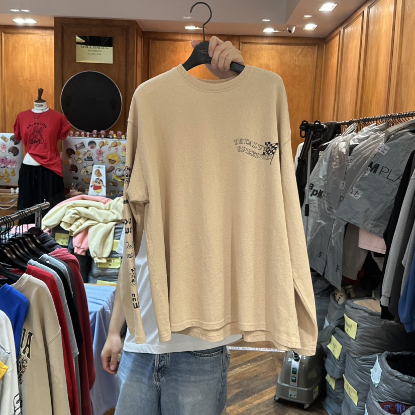 GARMENT-P韓國代購女裝新款時尚推薦人氣休閑熱賣長袖T恤GARMENT長袖T恤圖色2