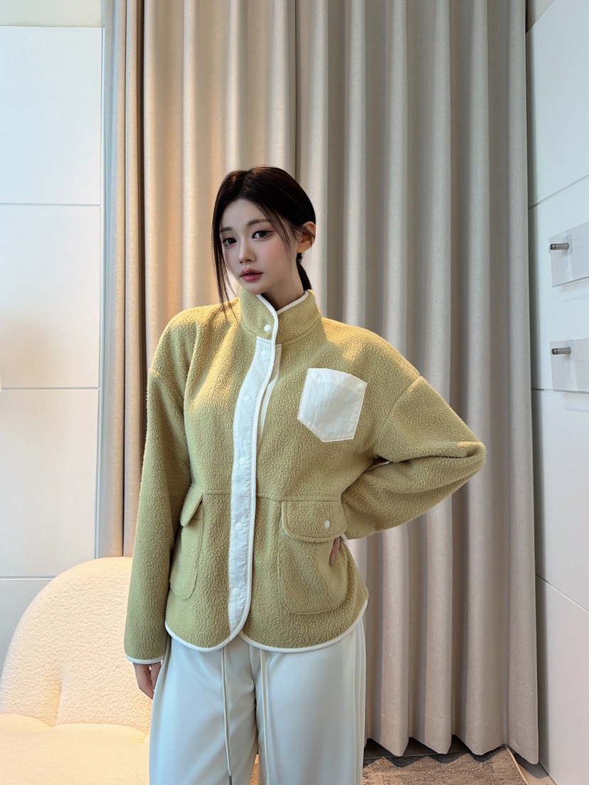 CLOTH東大門直郵女裝新品推薦時尚人氣真品熱賣休閑夾克抓絨CLOTH夾克