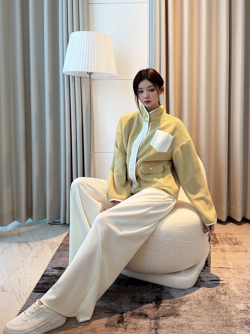 CLOTH東大門直郵女裝新品推薦時尚人氣真品熱賣休閑夾克抓絨CLOTH夾克