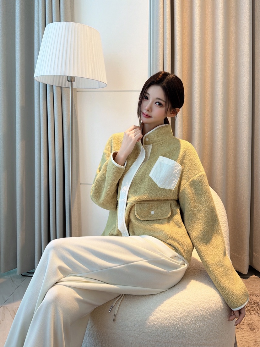 CLOTH東大門直郵女裝新品推薦時尚人氣真品熱賣休閑夾克抓絨CLOTH夾克