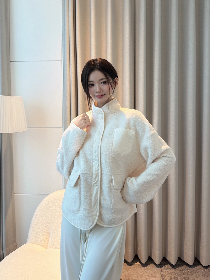 CLOTH東大門直郵女裝新品推薦時尚人氣真品熱賣休閑夾克抓絨CLOTH夾克圖色1