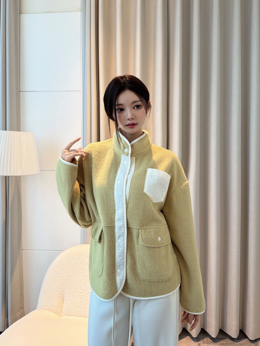 CLOTH東大門直郵女裝新品推薦時尚人氣真品熱賣休閑夾克抓絨CLOTH夾克圖色2