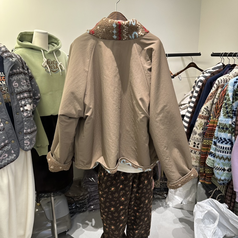 HONEY韓國直郵女裝新品真品熱賣推薦休閑人氣夾克兩面穿雙面Honey夾克