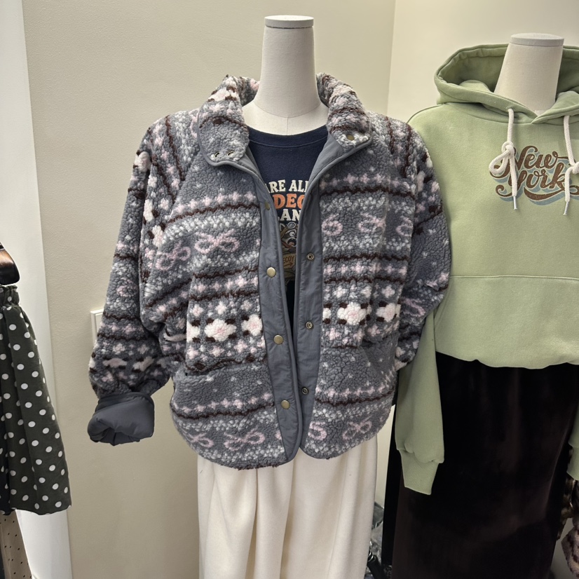 HONEY韓國直郵女裝新品真品熱賣推薦休閑人氣夾克兩面穿雙面Honey夾克圖色2