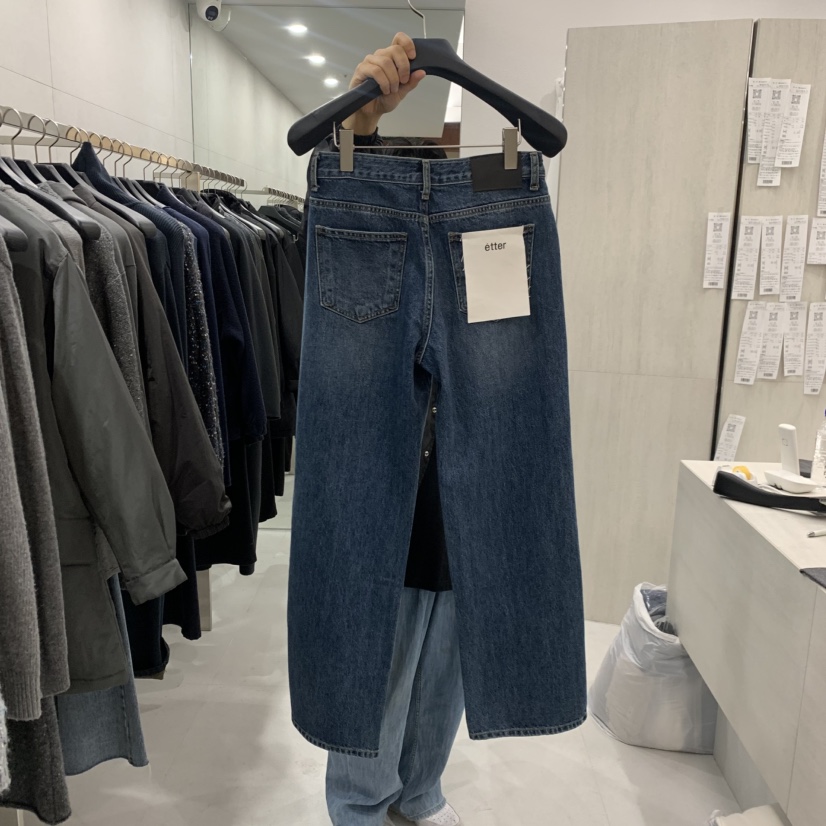 ETTER-B東大門代購女士新款人氣推薦時尚牛仔褲不含內搭ETTER-B牛仔褲