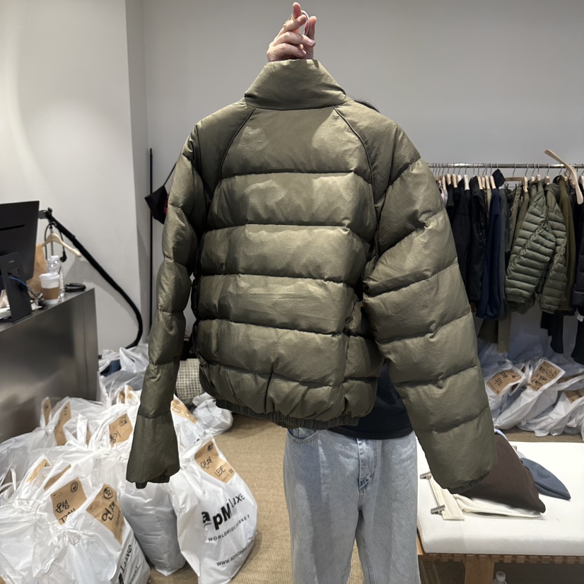 SELF SERVICE/MASOF韓國代購女裝新款時尚短款羽絨服羽絨服插肩袖雙面SELF SERVICE/MASOF短款羽絨服