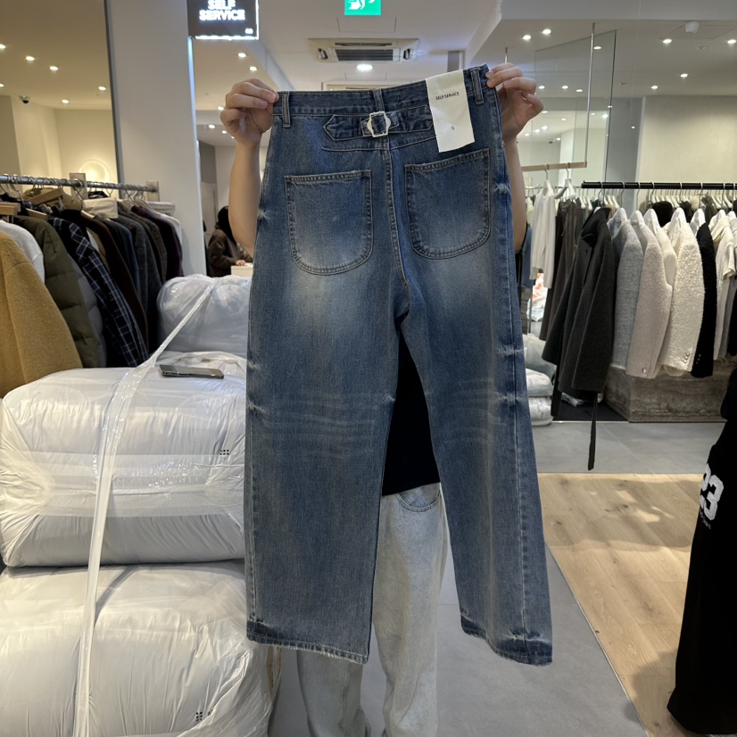 SELF SERVICE/MASOF韓國直郵女裝新品時尚推薦人氣牛仔褲SELF SERVICE/MASOF牛仔褲