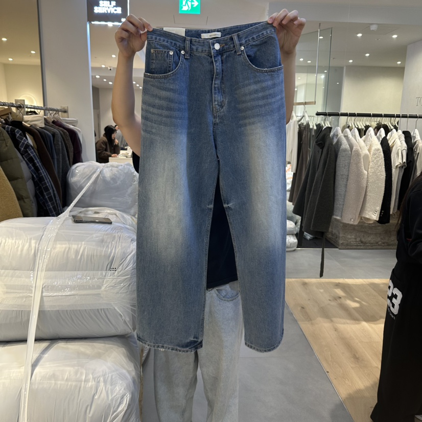SELF SERVICE/MASOF韓國直郵女裝新品時尚推薦人氣牛仔褲SELF SERVICE/MASOF牛仔褲圖色1