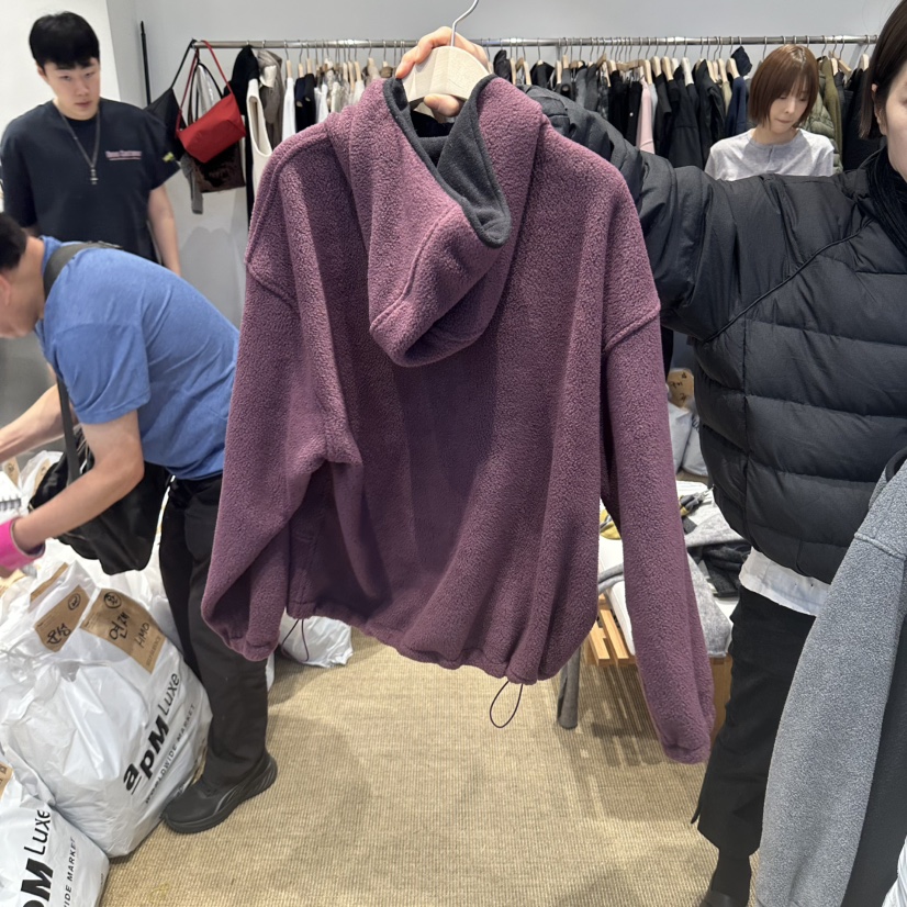 SELF SERVICE/MASOF東大門實拍女裝新款時尚夾克連帽衫抓絨SELF SERVICE/MASOF夾克