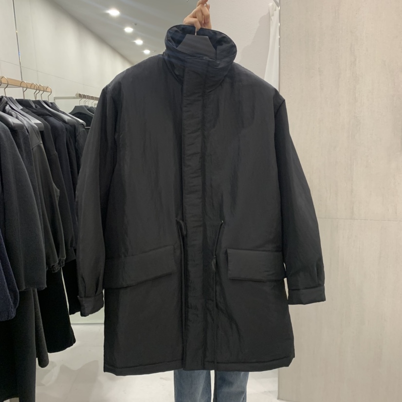 ETTER-B韓國代購女裝新款推薦休閑時尚人氣短款棉服尼龍棉ETTER-B短款棉服圖色3黑