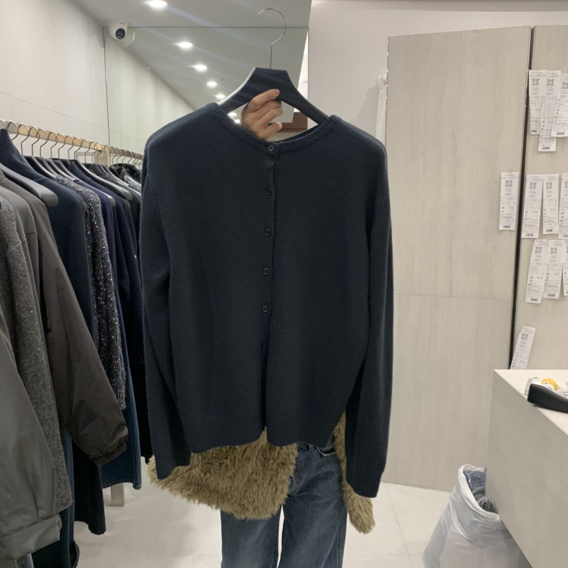 ETTER-B韓國代購女裝新款休閑推薦人氣真品時尚熱賣開衫ETTER-B開衫圖色3深藍