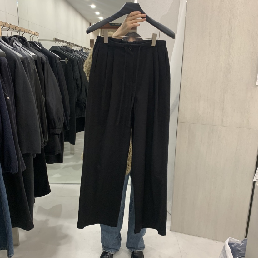 ETTER-B韓國直郵女裝新款推薦休閑真品人氣時尚熱賣休閑褲ETTER-B休閑褲圖色3黑