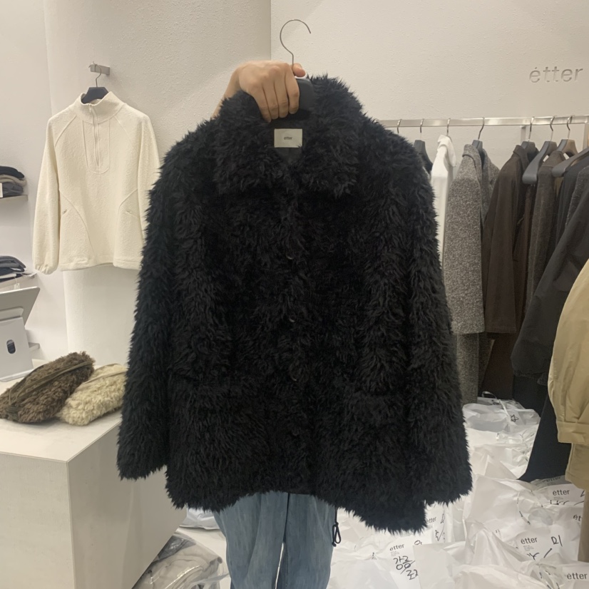 ETTER-B東大門實拍女士新品熱賣時尚真品推薦休閑短款大衣ETTER-B短款大衣圖色2