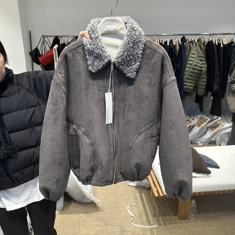SELF SERVICE/MASOF東大門代購女士新品時尚真品短款大衣SELF SERVICE/MASOF短款大衣圖色1