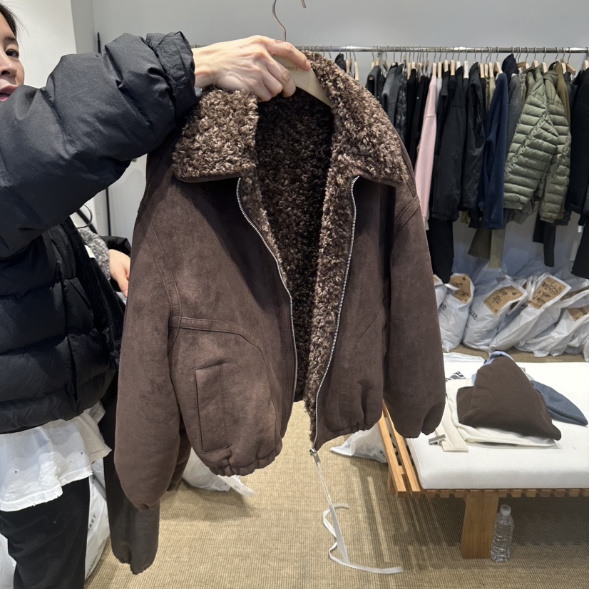 SELF SERVICE/MASOF東大門代購女士新品時尚真品短款大衣SELF SERVICE/MASOF短款大衣圖色2