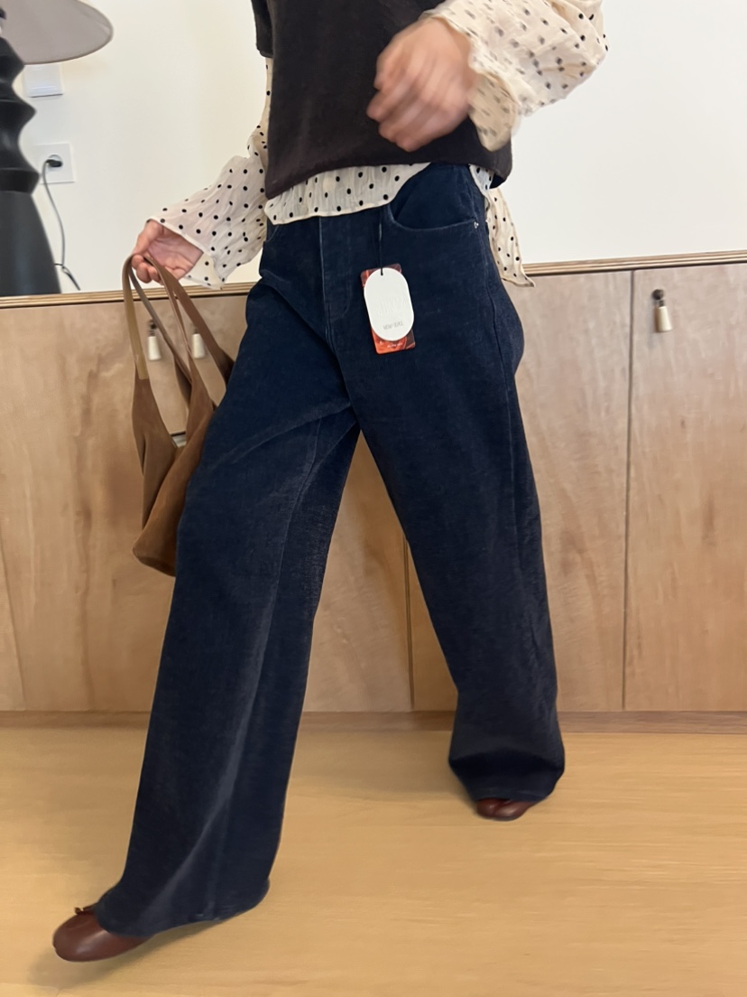 ME MO東大門實拍女士新款熱賣時尚職業人氣休閑褲彈力絨ME MO休閑褲