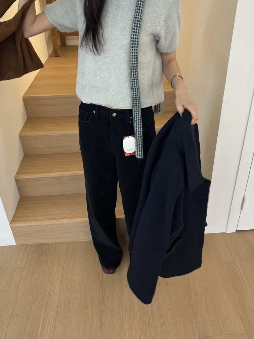 ME MO東大門實拍女士新款熱賣時尚職業人氣休閑褲彈力絨ME MO休閑褲