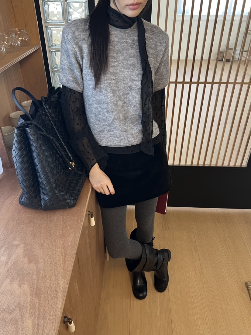 ME MO東大門實拍女裝新款推薦職業真品休閑人氣時尚針織衫ME MO針織衫