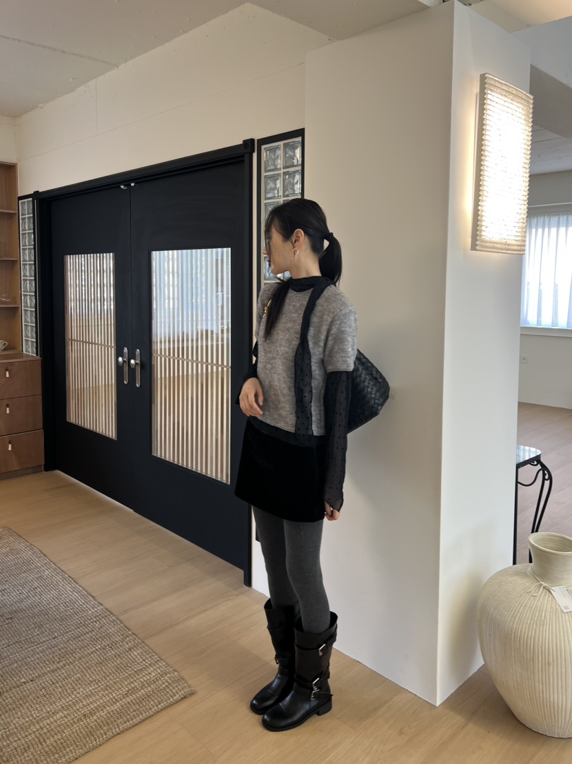ME MO東大門實拍女裝新款推薦職業真品休閑人氣時尚針織衫ME MO針織衫