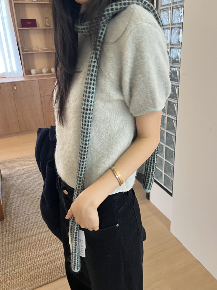 ME MO東大門實拍女裝新款推薦職業真品休閑人氣時尚針織衫ME MO針織衫
