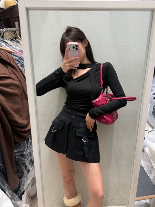 mars東大門代購女裝新品時尚熱賣休閑長袖T恤不含脖帶褶皺mars長袖T恤
