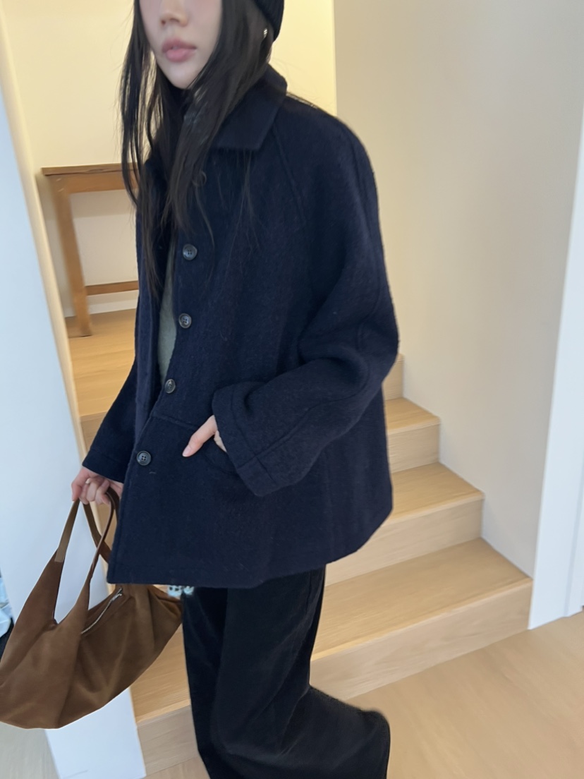 ME MO東大門代購女裝新款時尚真品人氣推薦職業短款大衣ME MO短款大衣