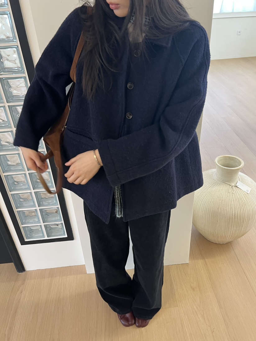ME MO東大門代購女裝新款時尚真品人氣推薦職業短款大衣ME MO短款大衣