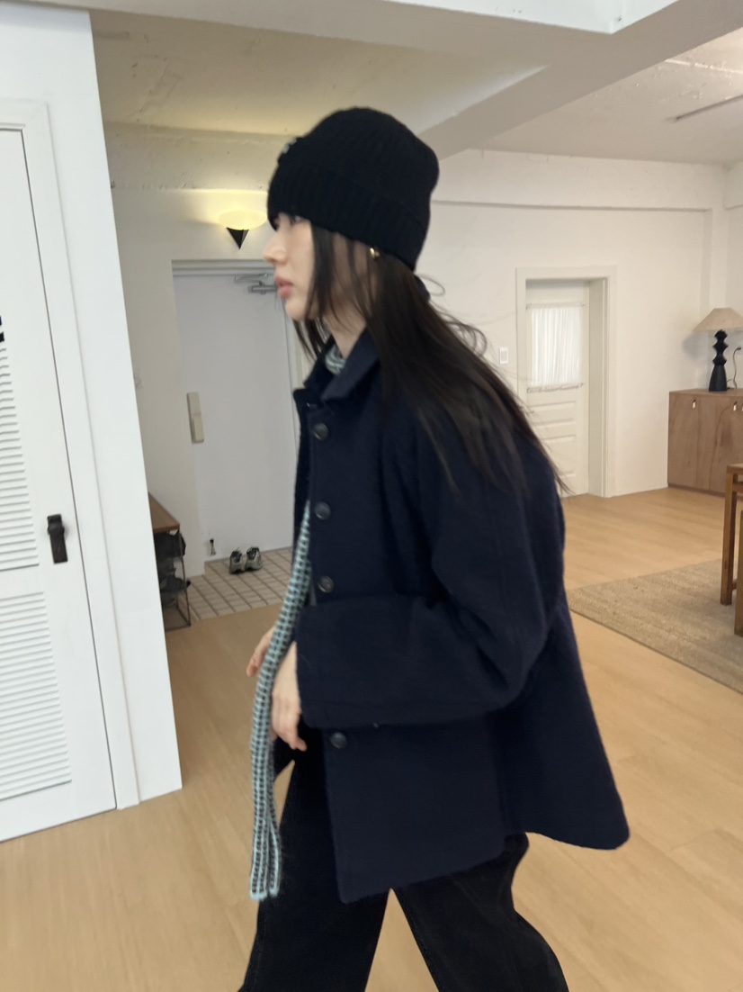 ME MO東大門代購女裝新款時尚真品人氣推薦職業短款大衣ME MO短款大衣