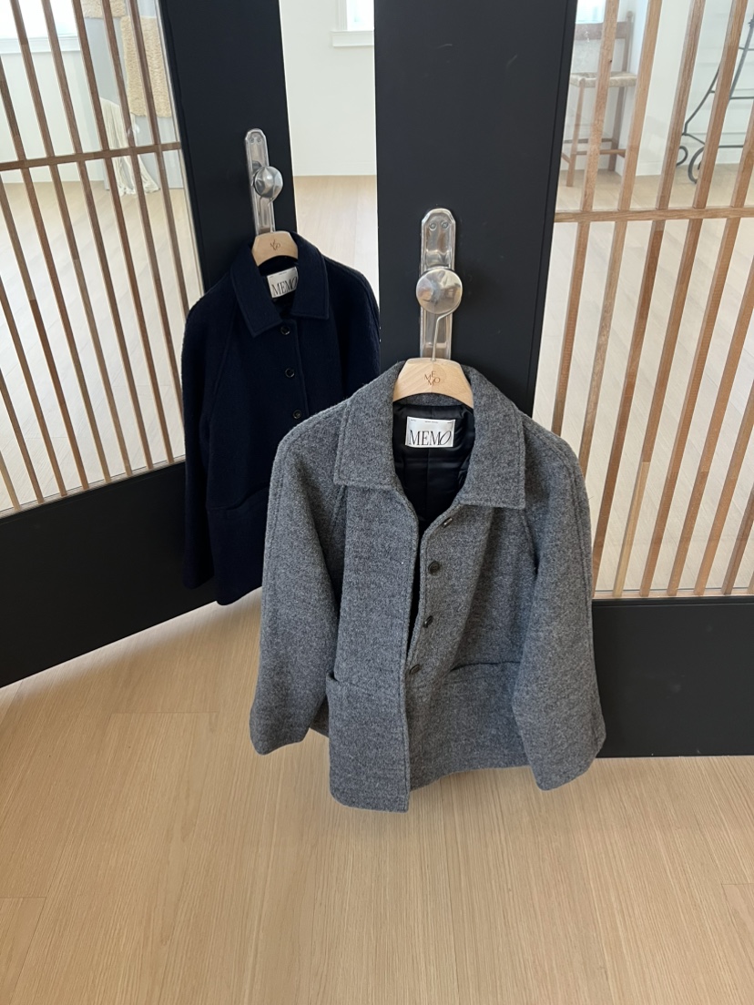 ME MO東大門代購女裝新款時尚真品人氣推薦職業短款大衣ME MO短款大衣
