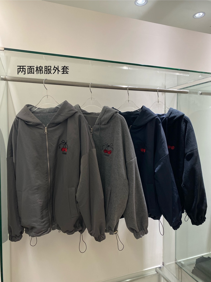 YES東大門實拍女裝新品人氣休閑熱賣真品職業時尚夾克兩面穿YES夾克