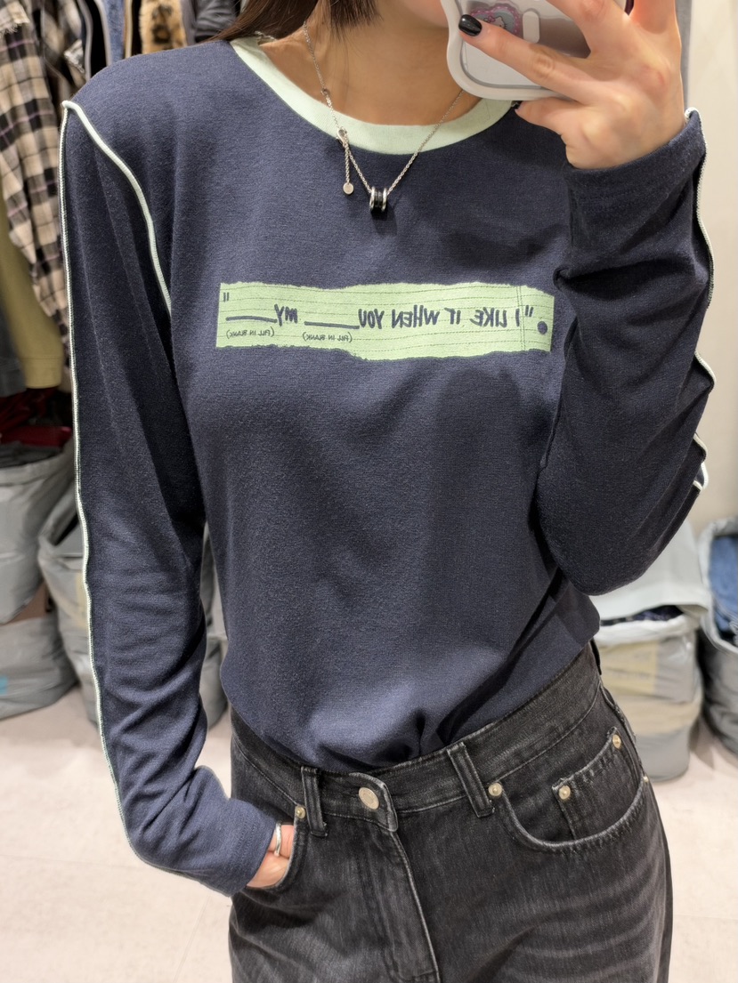 SHIRRING韓國代購女裝新品時尚人氣熱賣職業休閑真品長袖T恤SHIRRING長袖T恤