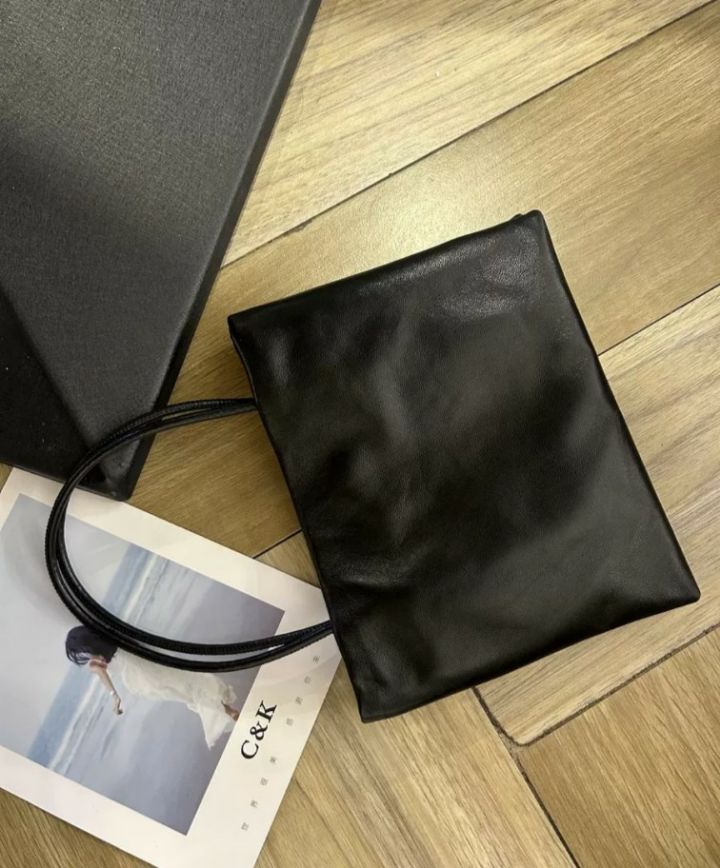 TROUVAILLE東大門代購女士新款人氣時尚手提包不含配飾羊皮TROUVAILLE手提包