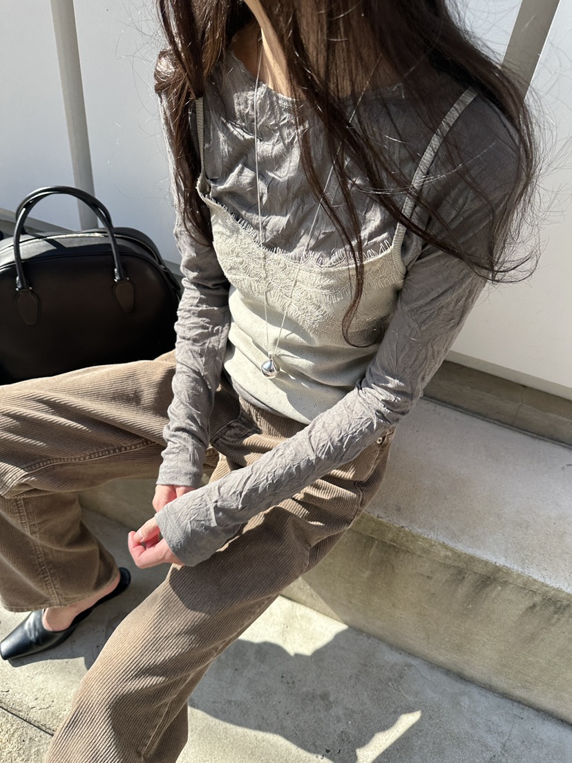 BOWIE東大門直郵女裝新款人氣推薦真品職業吊帶背心無袖鏤空BOWIE吊帶/背心