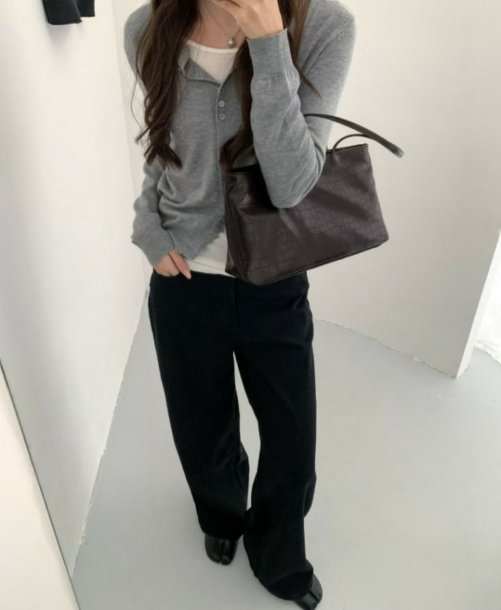 TROUVAILLE東大門實拍女裝新款休閑推薦真品職業單肩斜跨包TROUVAILLE單肩/斜跨包