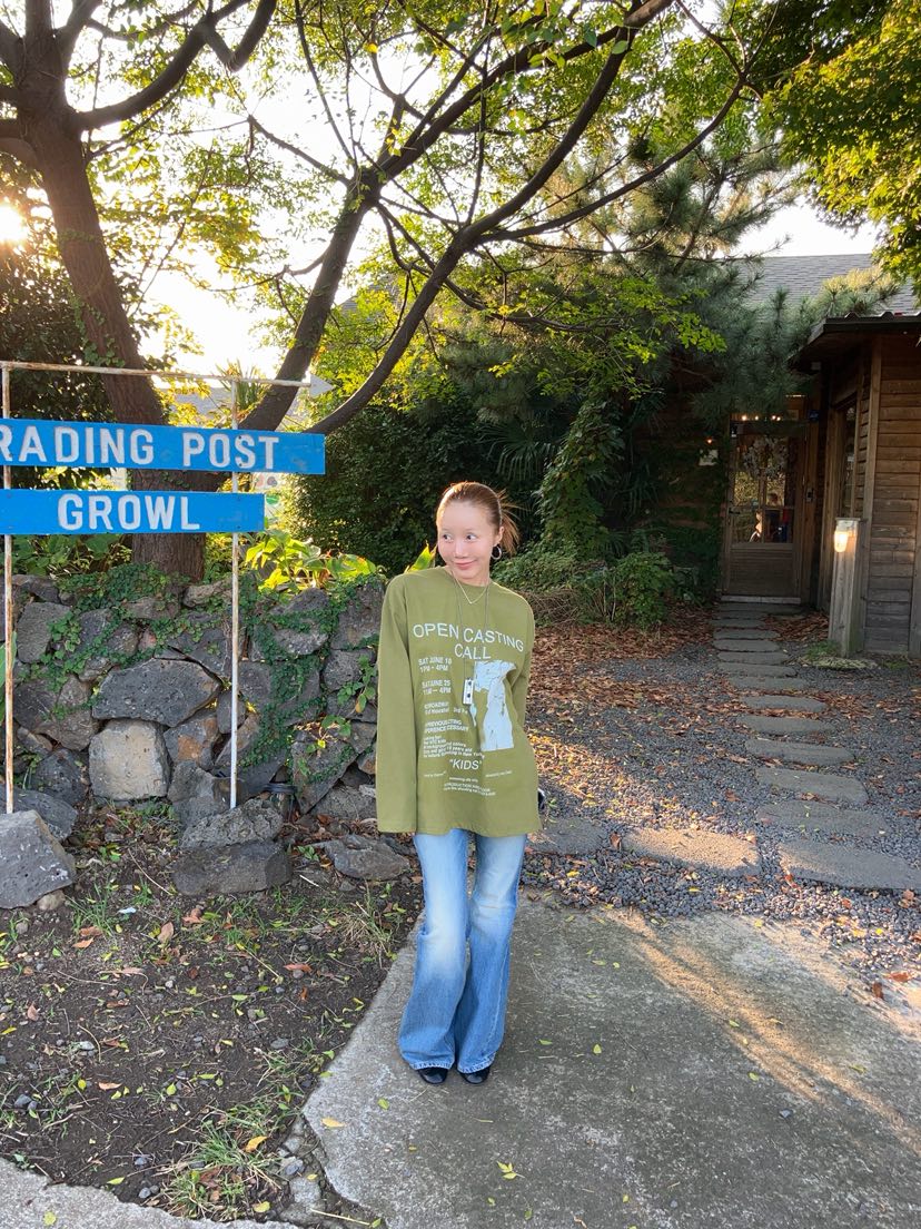 MADE-P東大門實拍女士新款休閑人氣熱賣真品推薦長袖T恤MADE-P長袖T恤