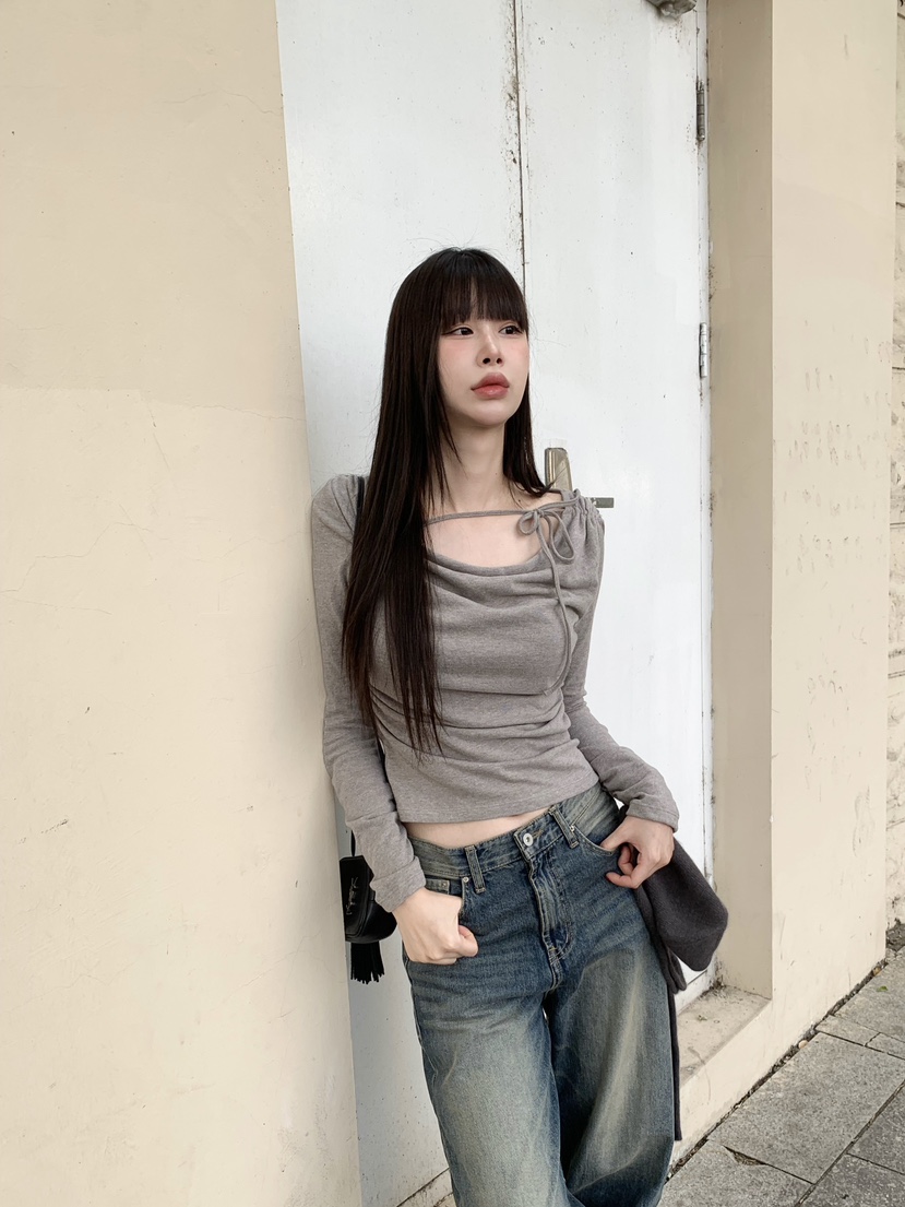 LEGACY韓國直郵女士新品人氣職業熱賣休閑真品時尚長袖T恤LEGACY長袖T恤