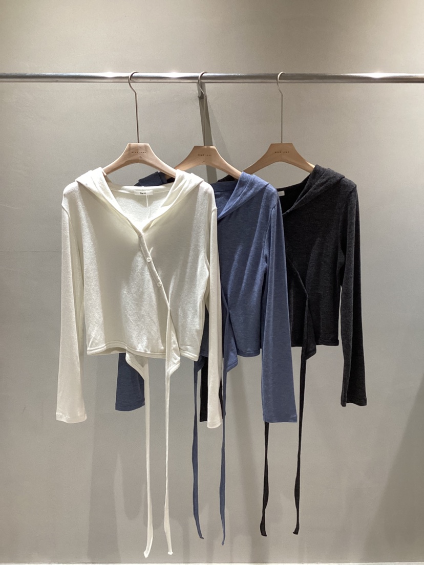 NEAR LEAP-P東大門實拍女士新品熱賣推薦職業長袖T恤連帽NEAR LEAP/The N:L長袖T恤