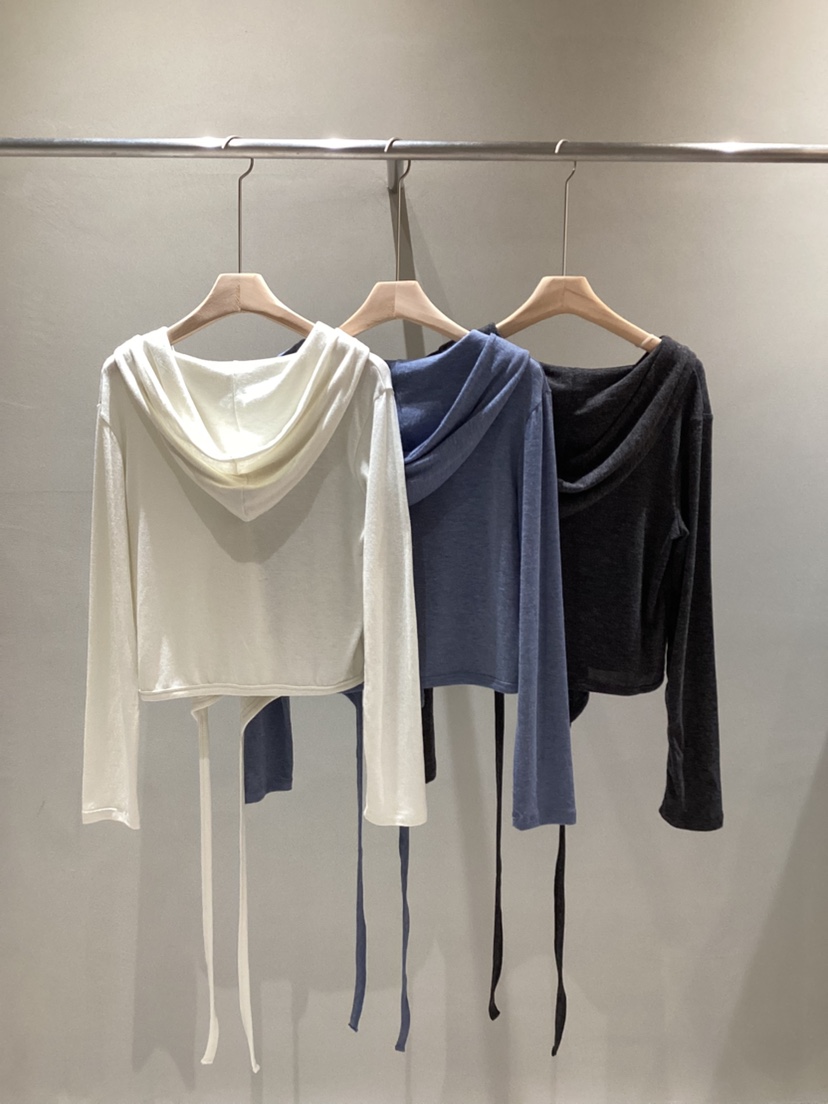 NEAR LEAP-P東大門實拍女士新品熱賣推薦職業長袖T恤連帽NEAR LEAP/The N:L長袖T恤