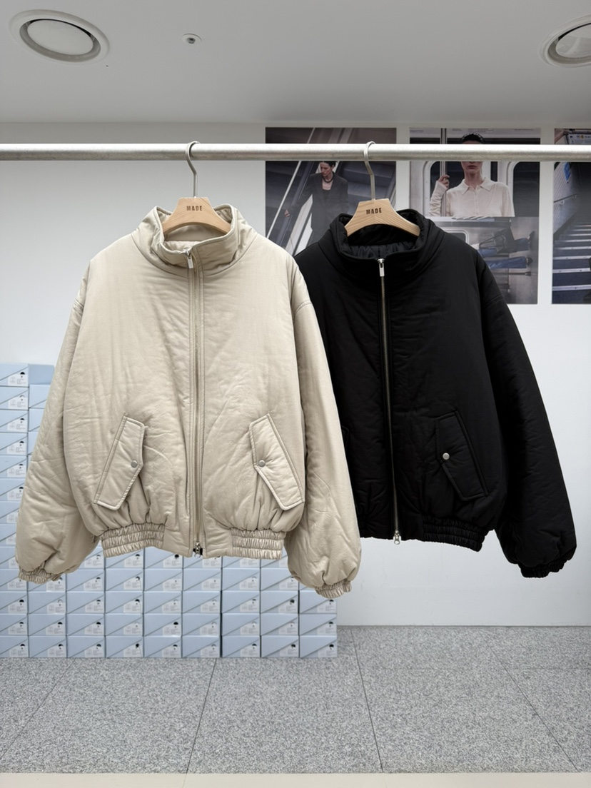 MADE-P東大門代購女士新款休閑人氣熱賣時尚職業短款棉服MADE-P短款棉服