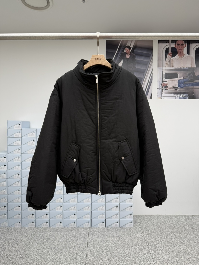 MADE-P東大門代購女士新款休閑人氣熱賣時尚職業短款棉服MADE-P短款棉服圖色2