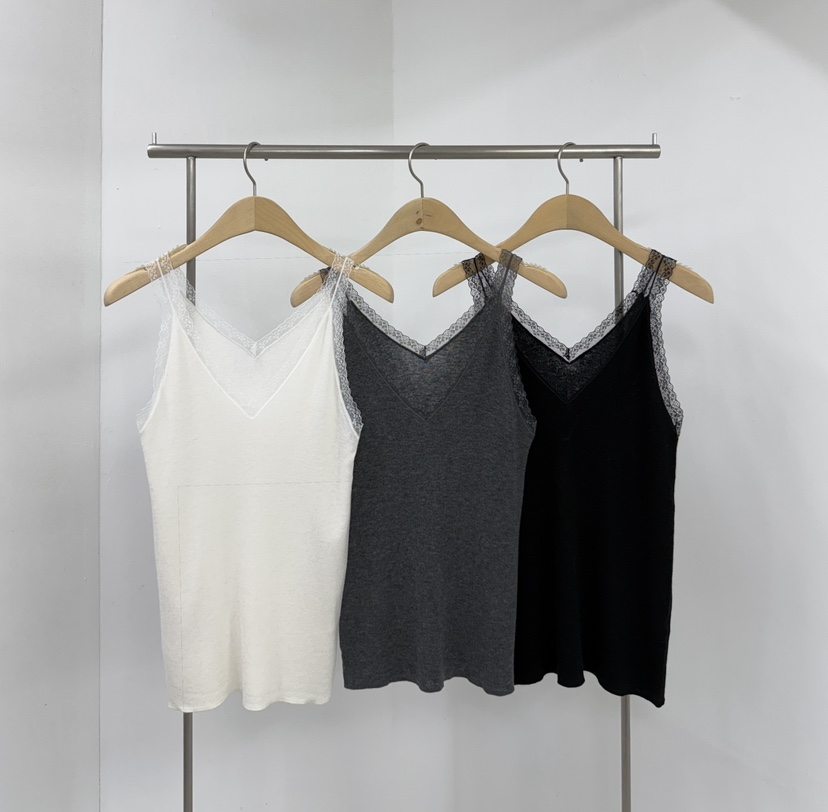 YIKHO STYLE東大門實拍女裝新款熱賣人氣吊帶背心蕾絲無袖YIKHO STYLE吊帶/背心