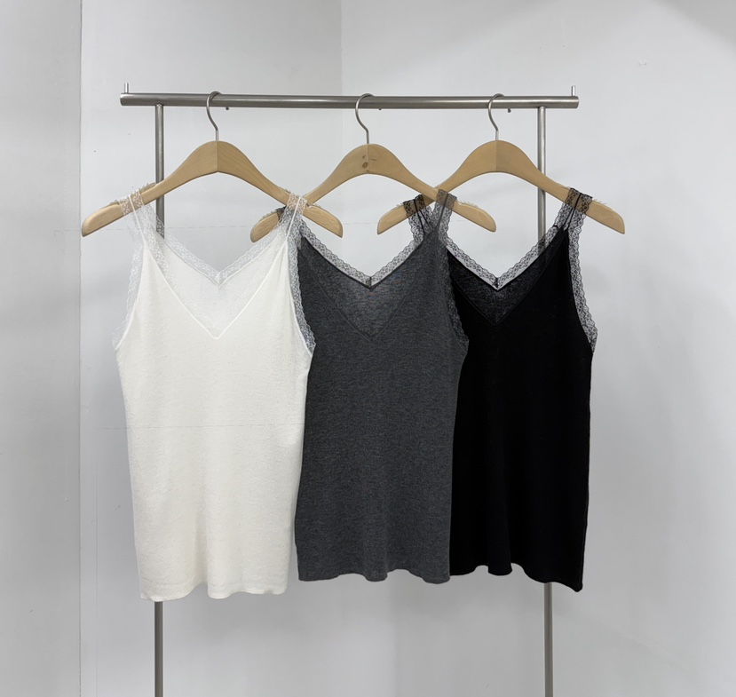 YIKHO STYLE東大門實拍女裝新款熱賣人氣吊帶背心蕾絲無袖YIKHO STYLE吊帶/背心