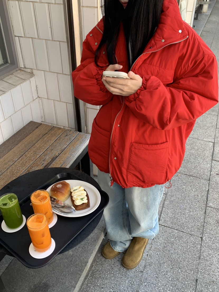 LOGARDEN東大門實拍女裝新品推薦真品職業休閑時尚短款棉服LO GARDEN短款棉服