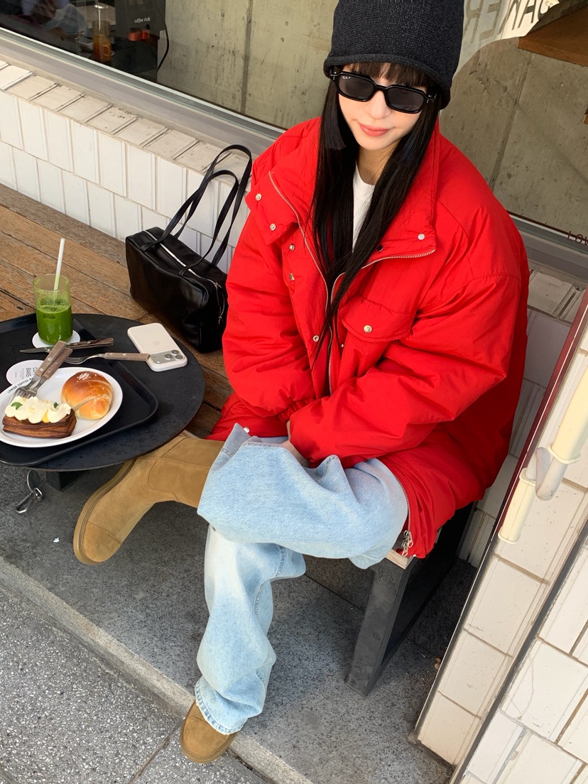 LOGARDEN東大門實拍女裝新品推薦真品職業休閑時尚短款棉服LO GARDEN短款棉服